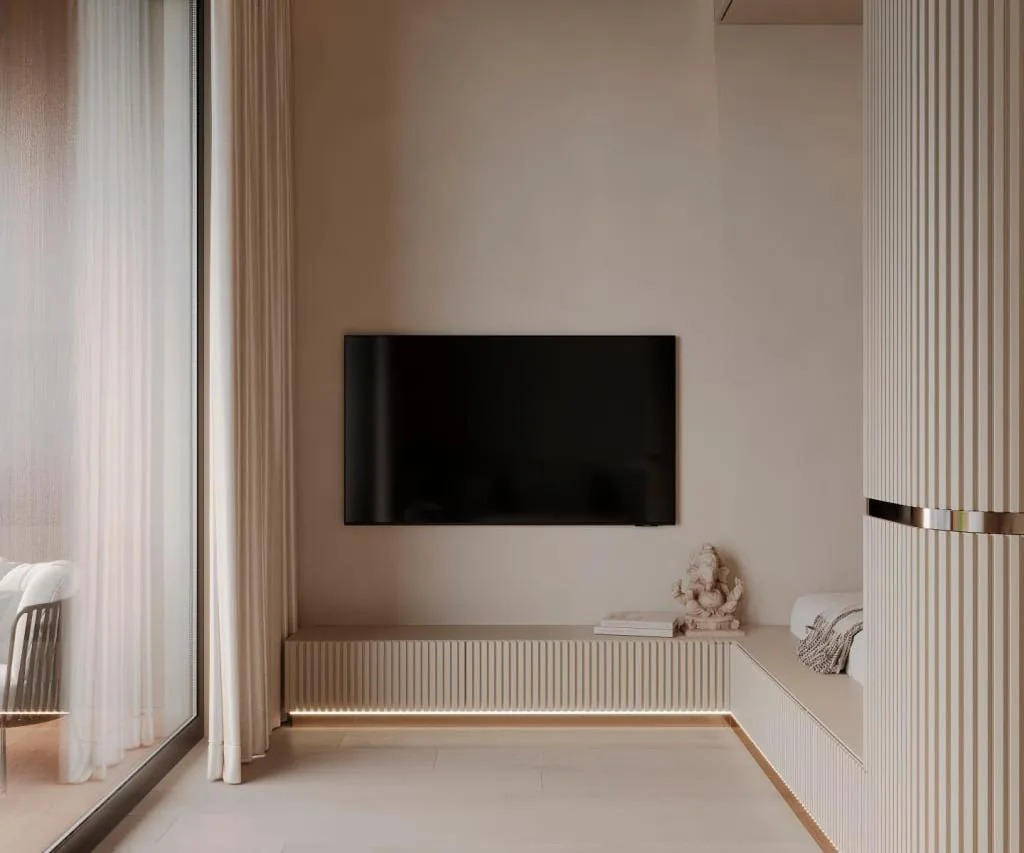 Studio apartment interior render